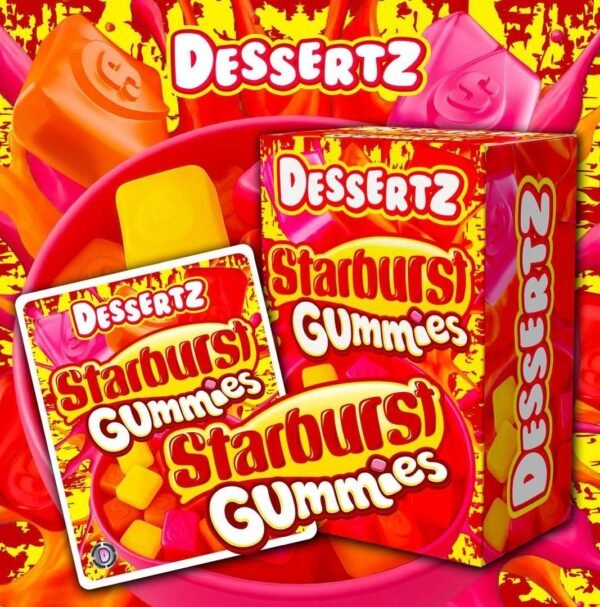 dessertz star burst gummies