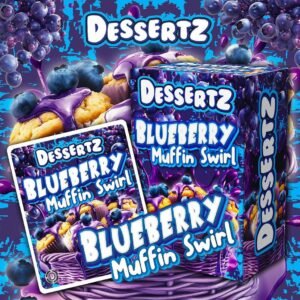 dessertz blueberry muffin swirl